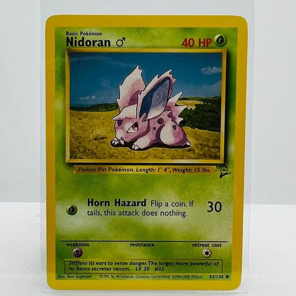 1995 nidoran pokemon card value Pokemon Card Nidoran 57/64 Jungle German – SHPNPokestore